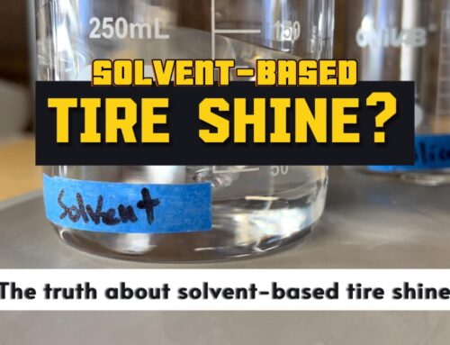 Solvent-Based Tire Shine Explained: How It Works, What’s Inside, and Why It Shines